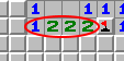 1-2-2-1パターン、例3：マーク付き